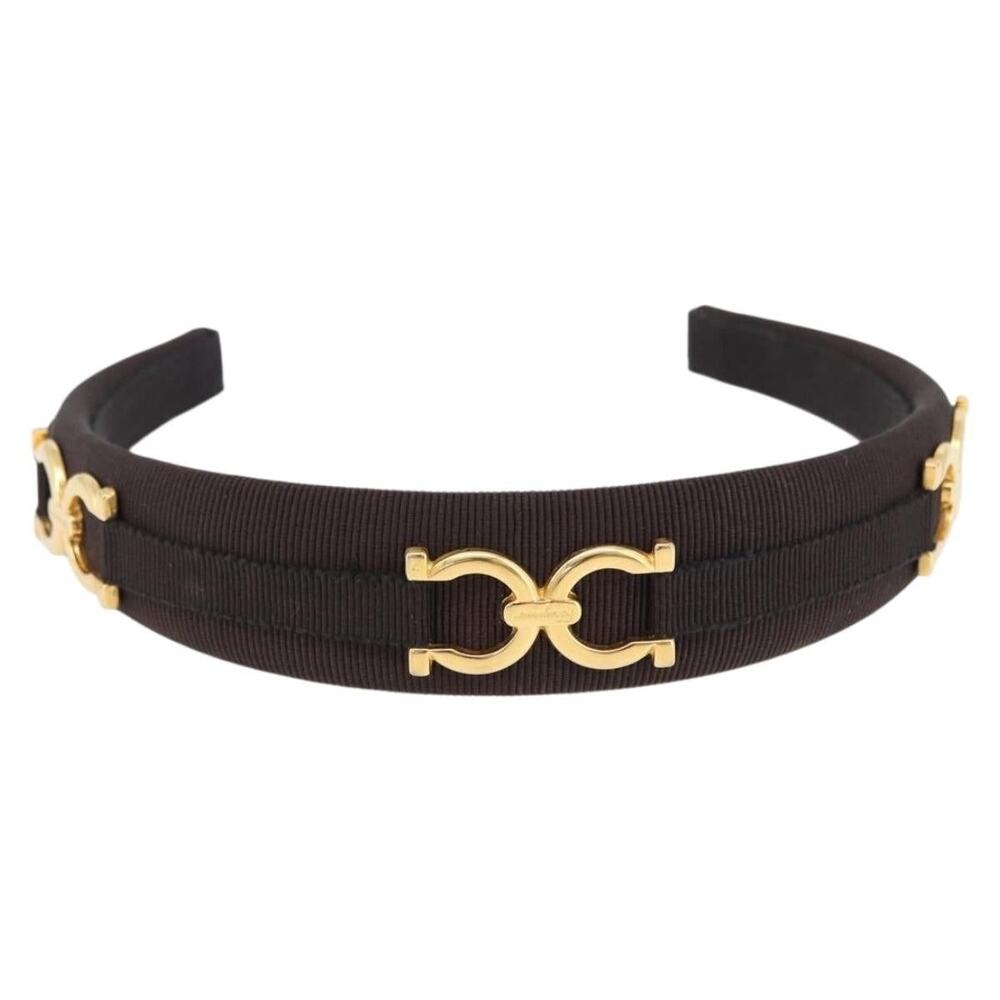 Salvatore Ferragamo Katyusha Hair Clip Brown